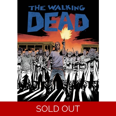 The Walking Dead Rick Grimes: Adult Coloring Book